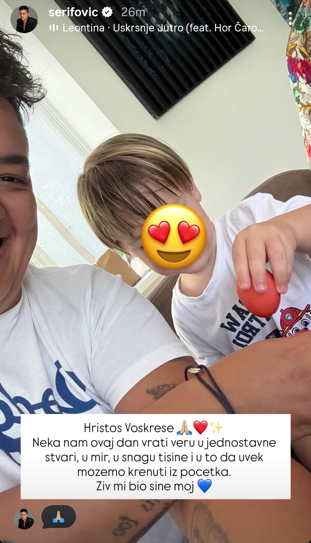 Objava Marije Šerifović sa sinom dotakla srca svih: Njene reči vraćaju veru u život FOTO 7 marija uskrs sin