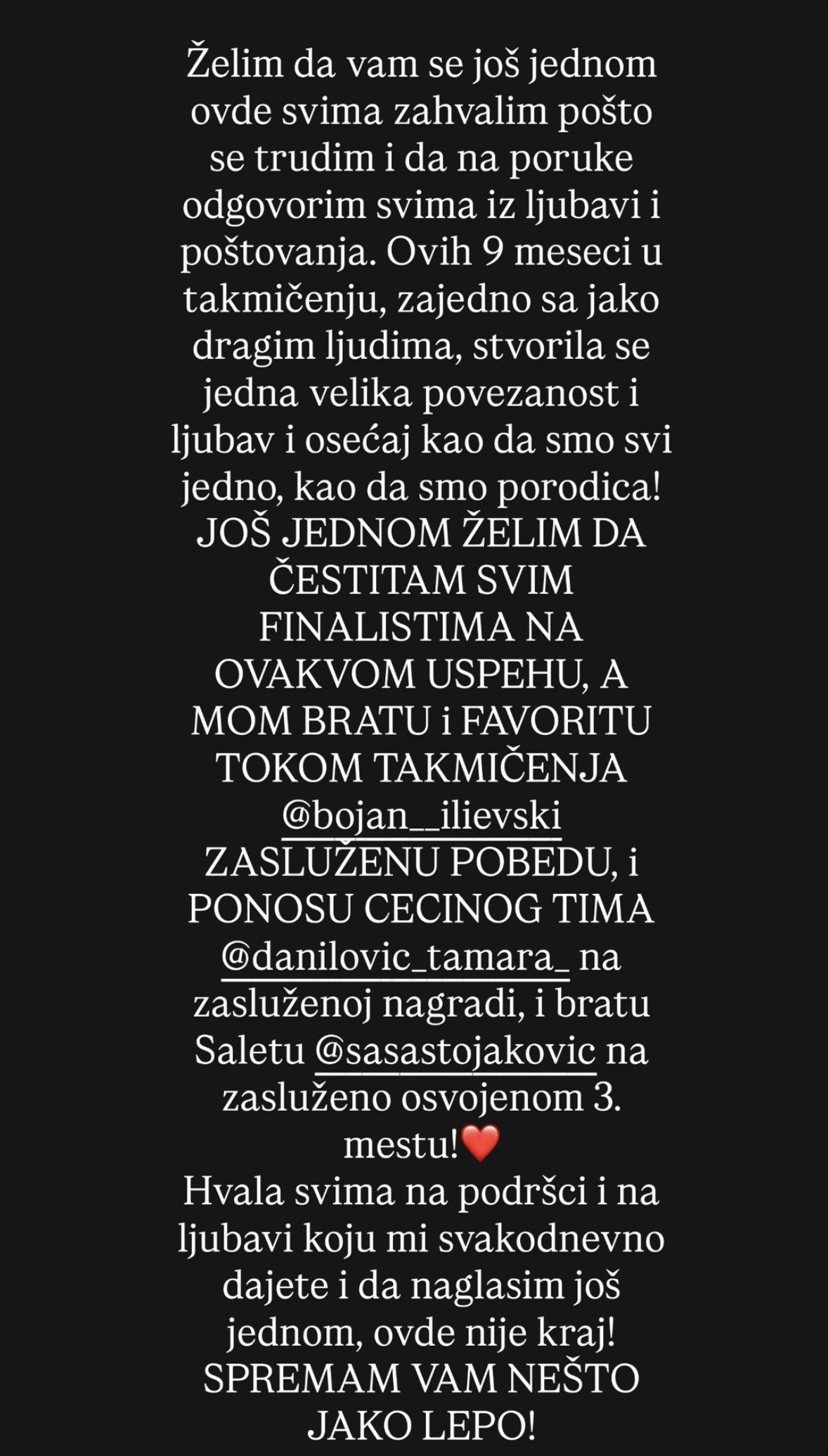 Bubi Ademov otkrio ko je bio njegov favorit u "Zvezdama Granda", pa se emotivnim rečima obratio svim finalistima 7 IMG 8752
