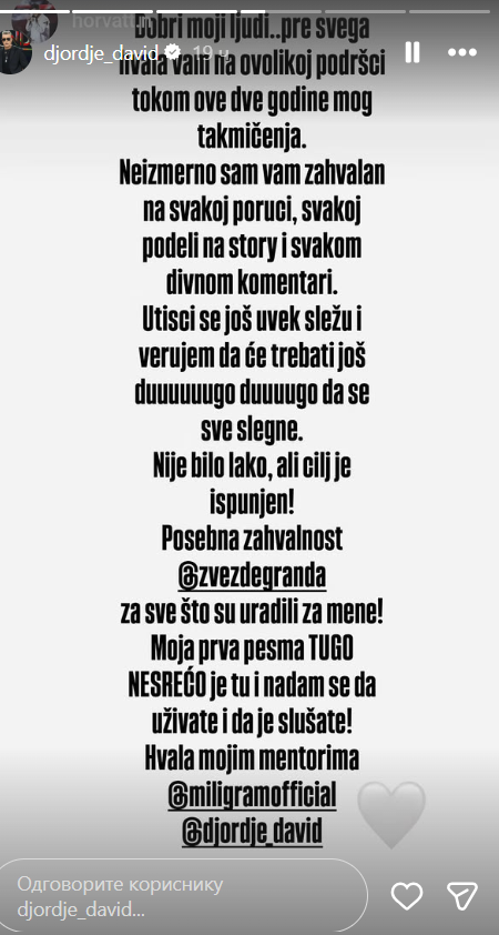 Nenad Horvat prepun emocija nakon finala "Zvezda Granda": "Nije bilo lako, ali cilj je ispunjen" (FOTO) 8 image 17