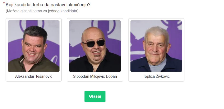 Fejsbuk gori od glasova: Tri favorita se bore za jedno mesto u polufinalu 6 ko je na glasanju nikad nije kasno