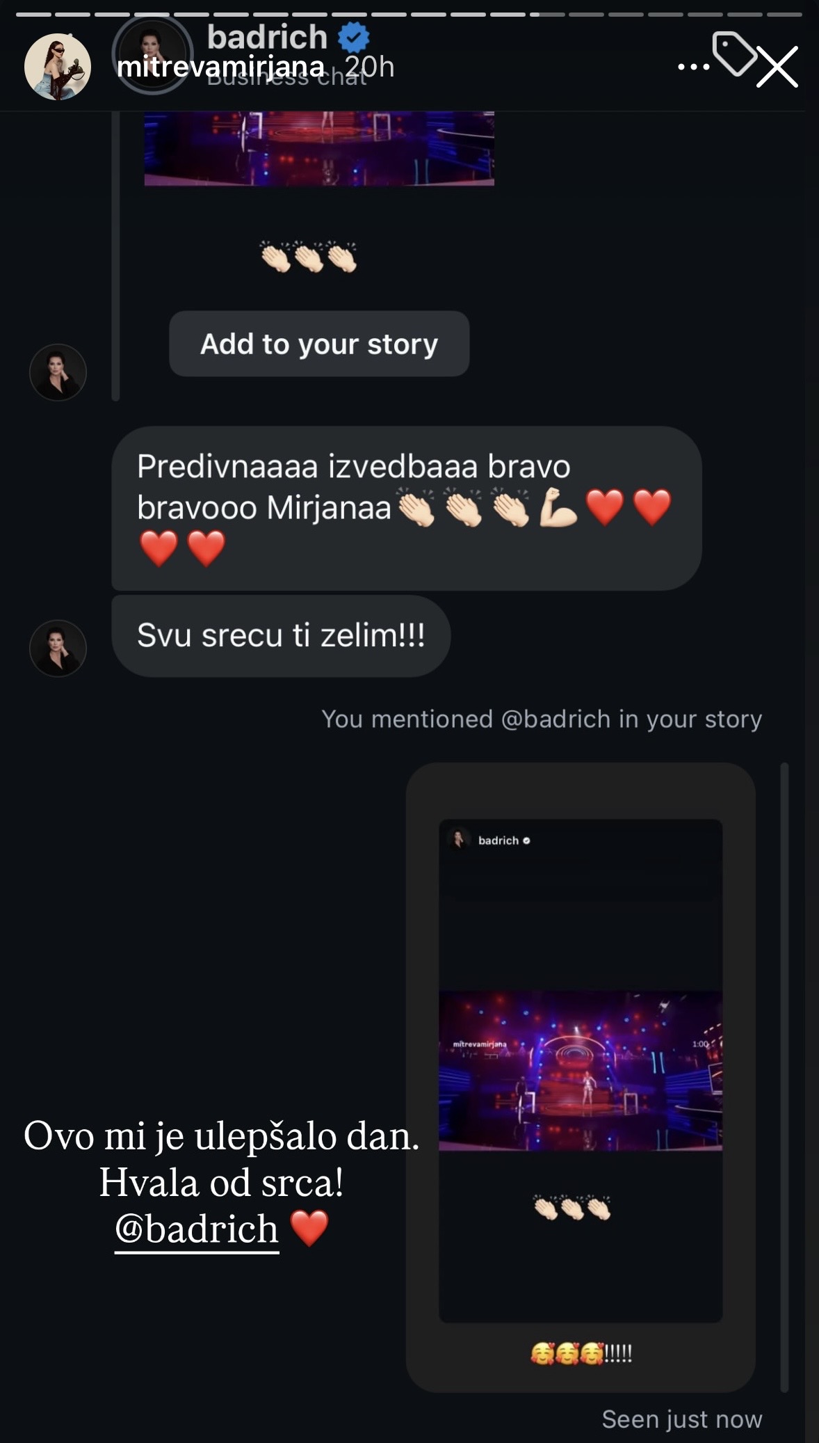 Nina Badrić se javno obratila takmičarki "Zvezda Granda" nakon nastupa u četvrtfinalu 7 nina badric i mirjana mitreva