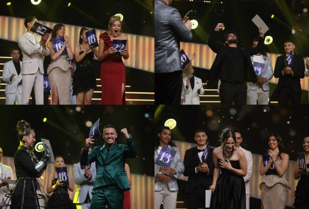Ovih 12 finalista nastavlja borbu za titulu "Zvezde Granda", dok je za ovih 10 takmičenje završeno 13 prvi presek kolaz
