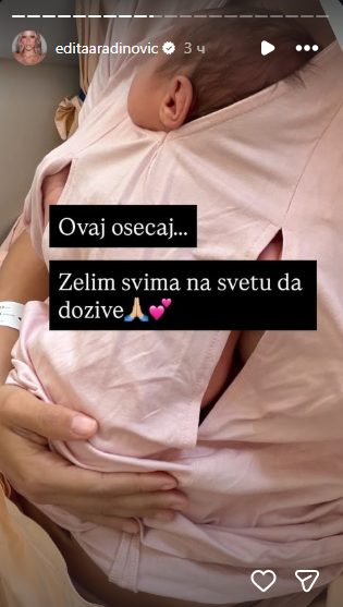 Edita Aradinović podelila detalje porođaja: Odbijala da primi epidural, pa završila na carskom rezu (FOTO) 10 Screenshot 2026 07 25 095610 1