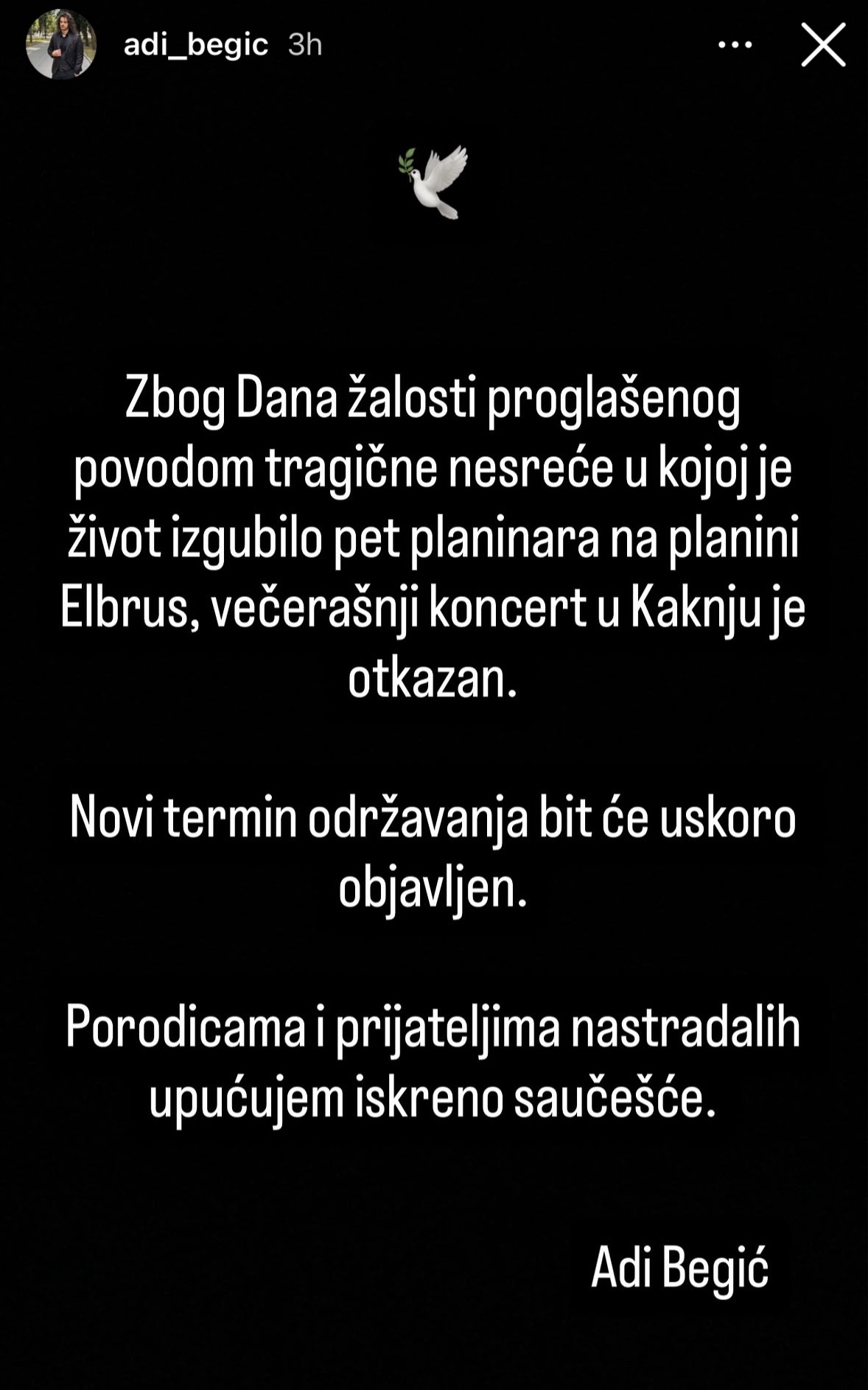 dan žalosti u kaknju