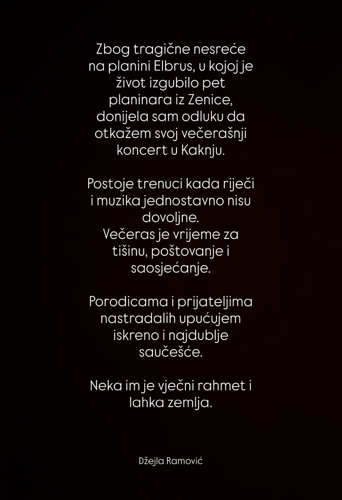 dan žalosti u kaknju