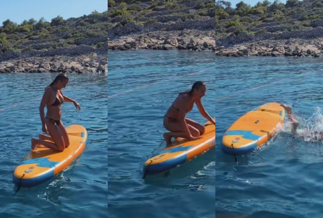 Aleksandra Prijović se prevrnula sa SUP daske: Video sa mora postao viralan (VIDEO) 8 aleksandra prijovic 1 1