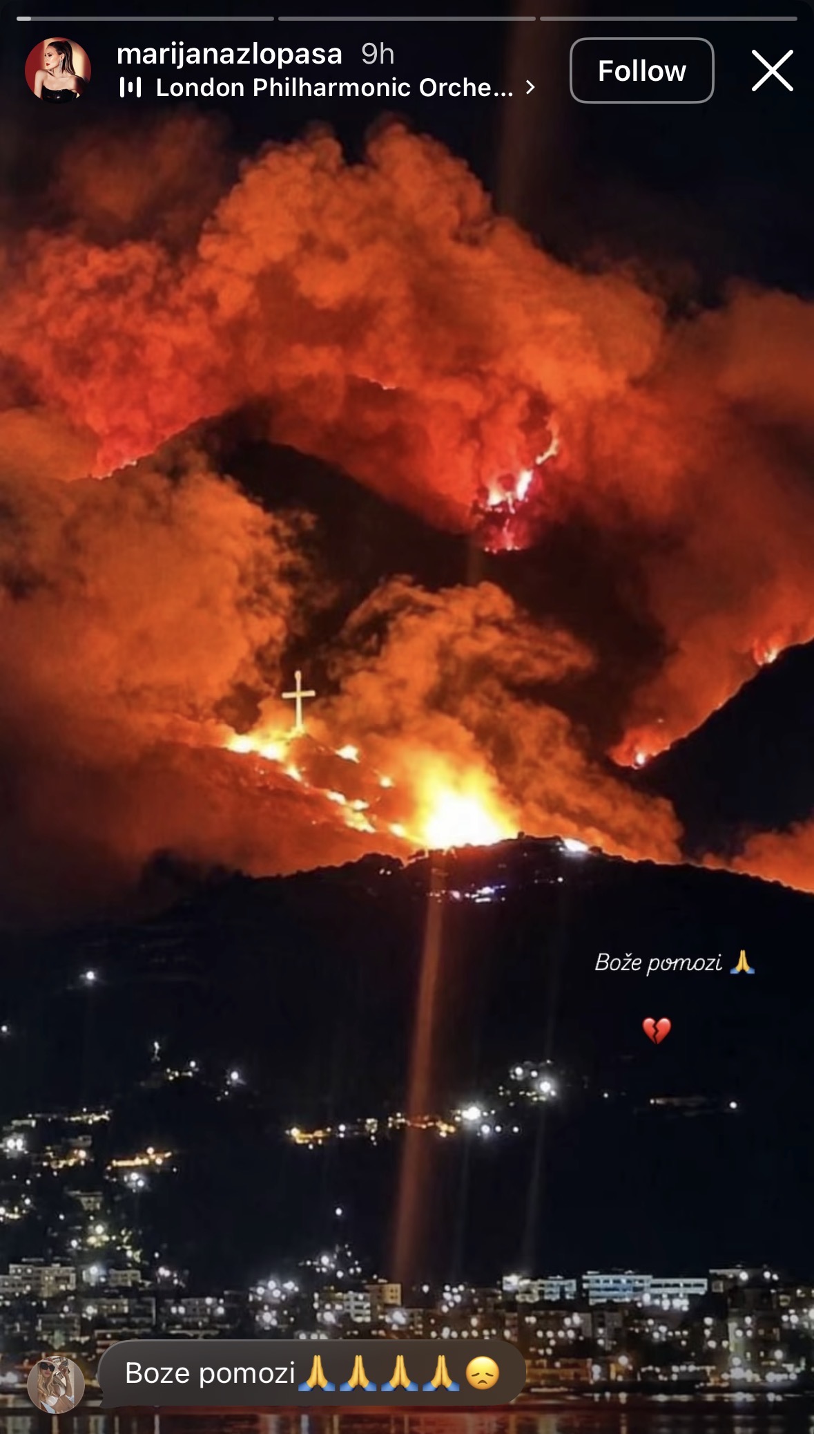 "Bože, pomozi": Jezivi prizori požara u Crnoj Gori, poznati pevači se oglasili, strahuju za imovinu (FOTO)