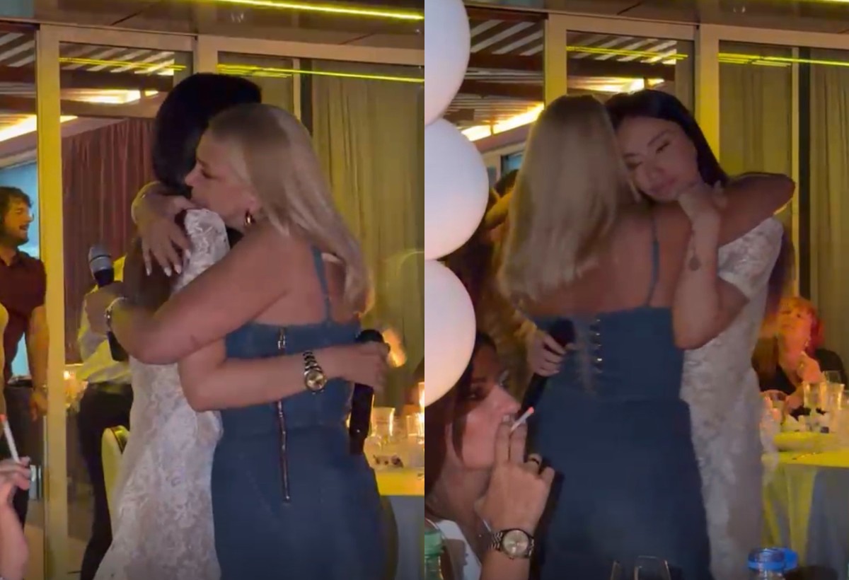 Emotivan trenutak na rođendanu sina Katarine Živković: Milica Todorović zaplakala u njenom zagrljaju (VIDEO) 5 katarin azivkovic i milica todorovic